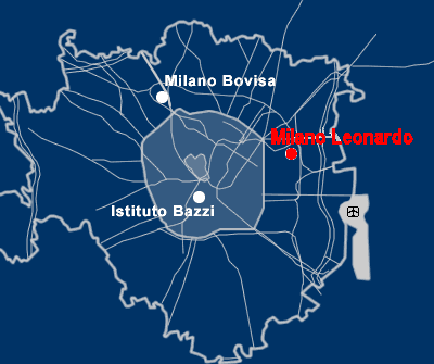 Map of Milano City